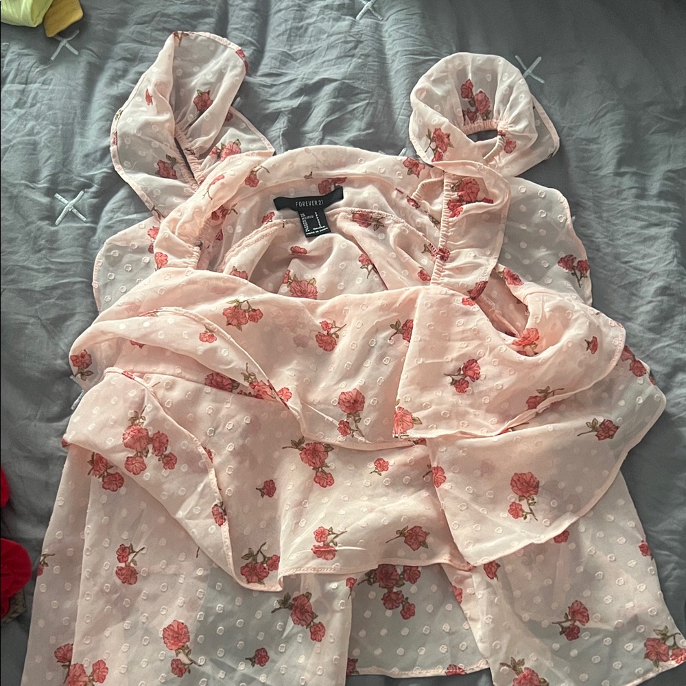 Forever 21 Pink Floral Kids Dress